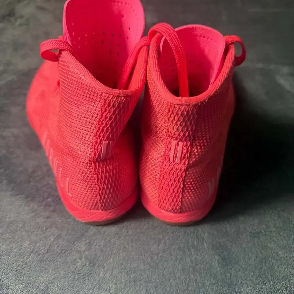 NOBULL Women's Hot Pink High-Top Outwork Training Shoes
